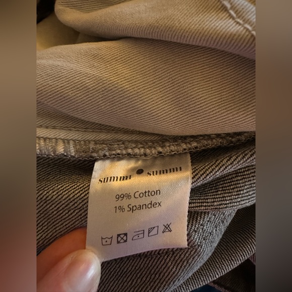 Summi Summi Wide Leg Jeans Black Washed Snake - L - Picture 7 of 7